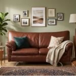 Enlay Earth Classic 2 Seater Leatherette Curved Armrest Sofa