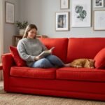 Enlay Earth Classic 2 Seater Fabric Curved Armrest Sofa