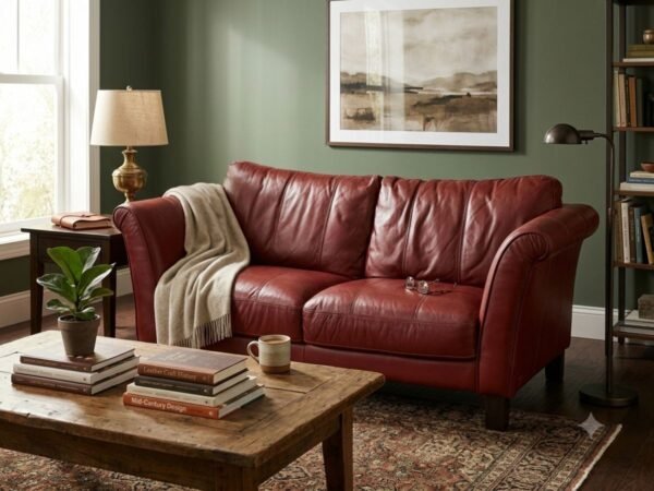 Enlay Venus Vertical Channel 2 Seater Curved Armrest Sofa