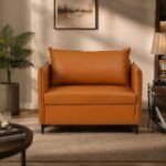 Enlay Earth Classic 2 Seater Leatherette Straight Armrest Sofa