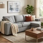 Enlay Earth Classic 2+1 Lounger Fabric Straight Armrest Sofa