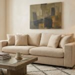 Enlay Earth Classic 3 Seater Fabric Straight Armrest Sofa