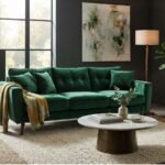Enlay Pluto Impress 3 Seater Velvet Straight Armrest Sofa