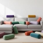 Enlay White Plain Microfiber Bolster