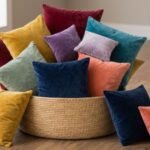 Enlay White Plain Microfiber Decorative Pillow