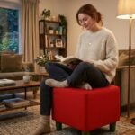 Enlay Sqare Plain Pouffe